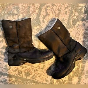 ◾️▪️Merrell▪️◾️suede pull on winter boots